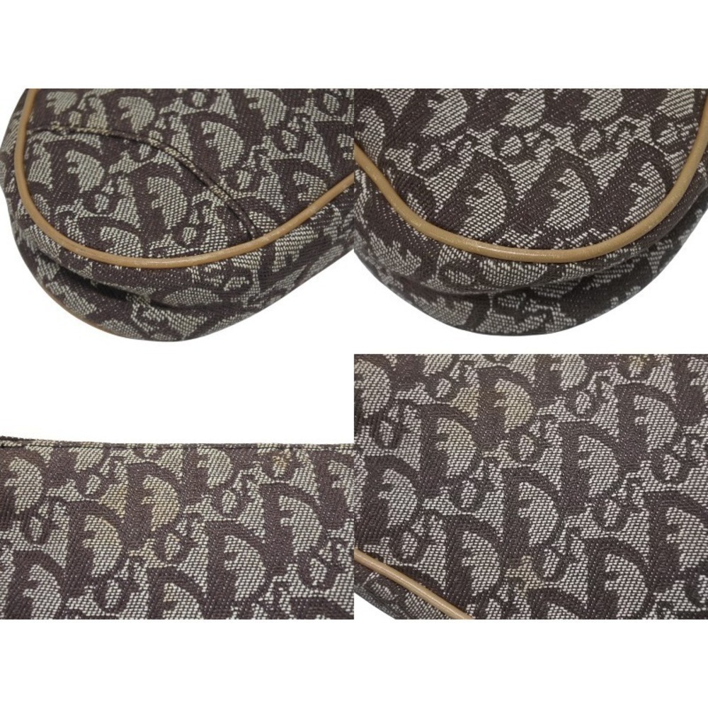 Christian Dior Trotter Saddle Bag Shoulder Bag Brown - Picture 9 of 10